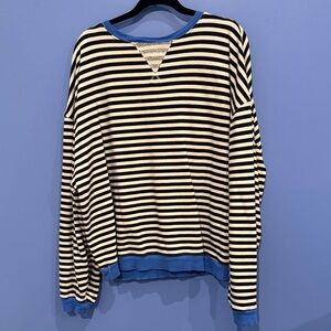 We The Free Striped Crewneck